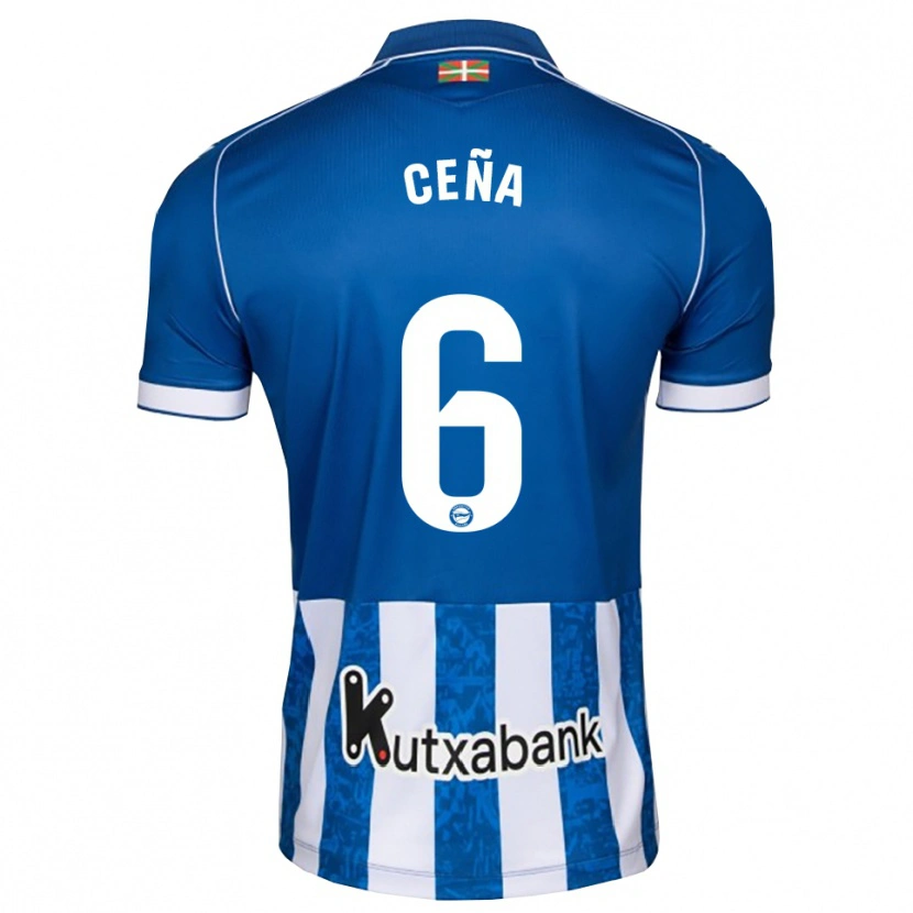 Danxen Damen Marcos Ceña #6 Blau Weiß Schwarz Heimtrikot Trikot 2026/27 T-Shirt Österreich