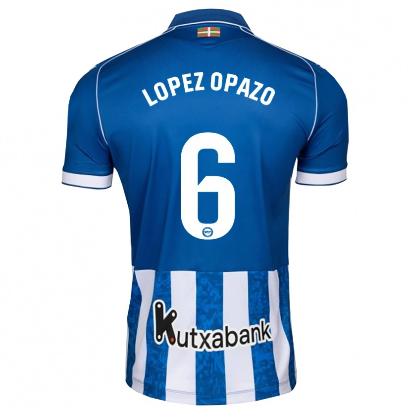 Danxen Damen Nayadet Zulema Lopez Opazo #6 Blau Weiß Schwarz Heimtrikot Trikot 2026/27 T-Shirt Österreich
