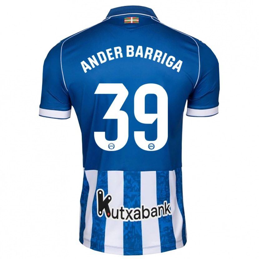 Danxen Damen Jon Ander Barriga #39 Blau Weiß Schwarz Heimtrikot Trikot 2026/27 T-Shirt Österreich