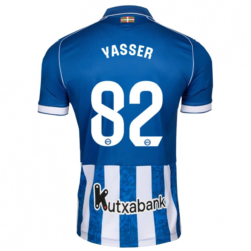 Danxen Damen Omar Yasser #82 Blau Weiß Schwarz Heimtrikot Trikot 2026/27 T-Shirt Österreich