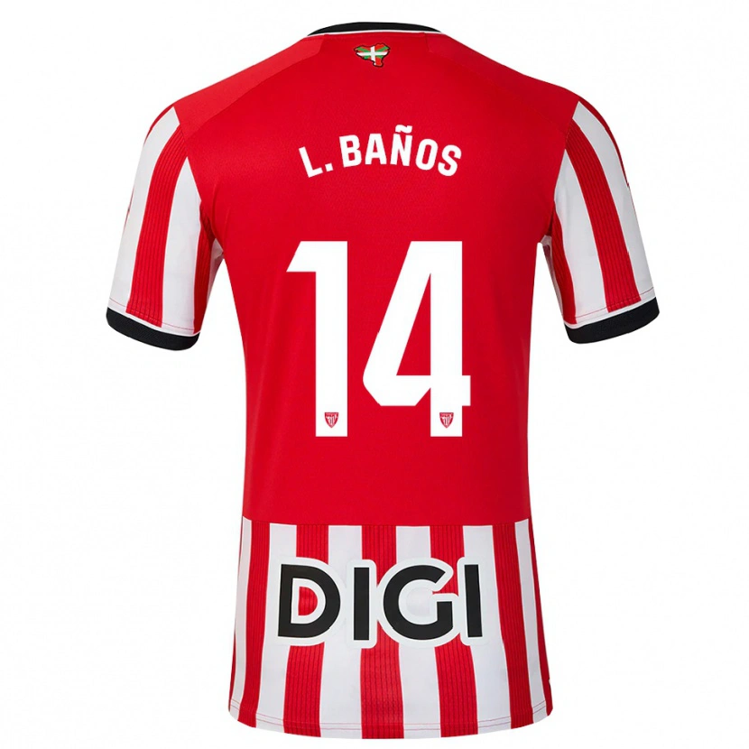 Danxen Damen Leire Baños Indakoetxea #14 Rot Schwarz Weiß Heimtrikot Trikot 2026/27 T-Shirt Österreich