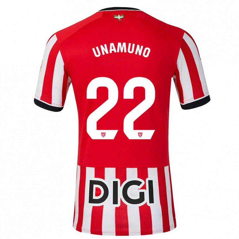 Danxen Damen Oier Unamuno #22 Rot Schwarz Weiß Heimtrikot Trikot 2026/27 T-Shirt Österreich