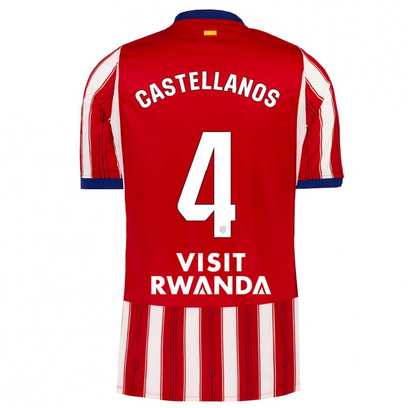 Danxen Damen Iván Castellanos #4 Königsblau Rot Weiß Heimtrikot Trikot 2026/27 T-Shirt Österreich