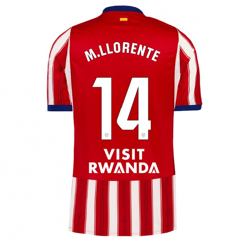Danxen Damen Marcos Llorente #14 Königsblau Rot Weiß Heimtrikot Trikot 2026/27 T-Shirt Österreich