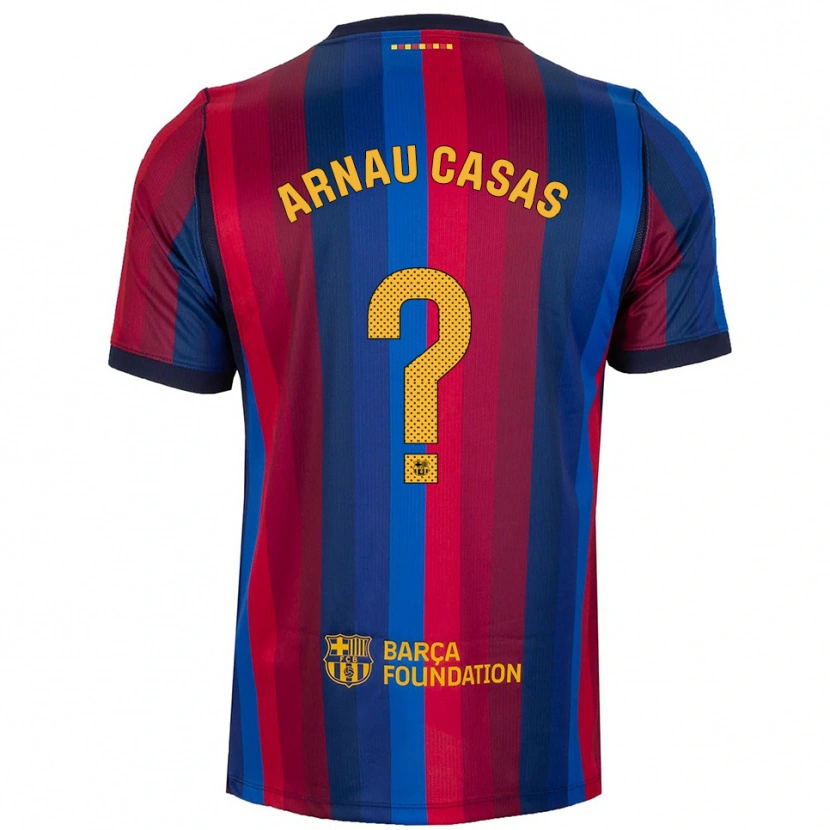 Danxen Damen Arnau Casas #0 Königsblau Rot Gelb Heimtrikot Trikot 2026/27 T-Shirt Österreich