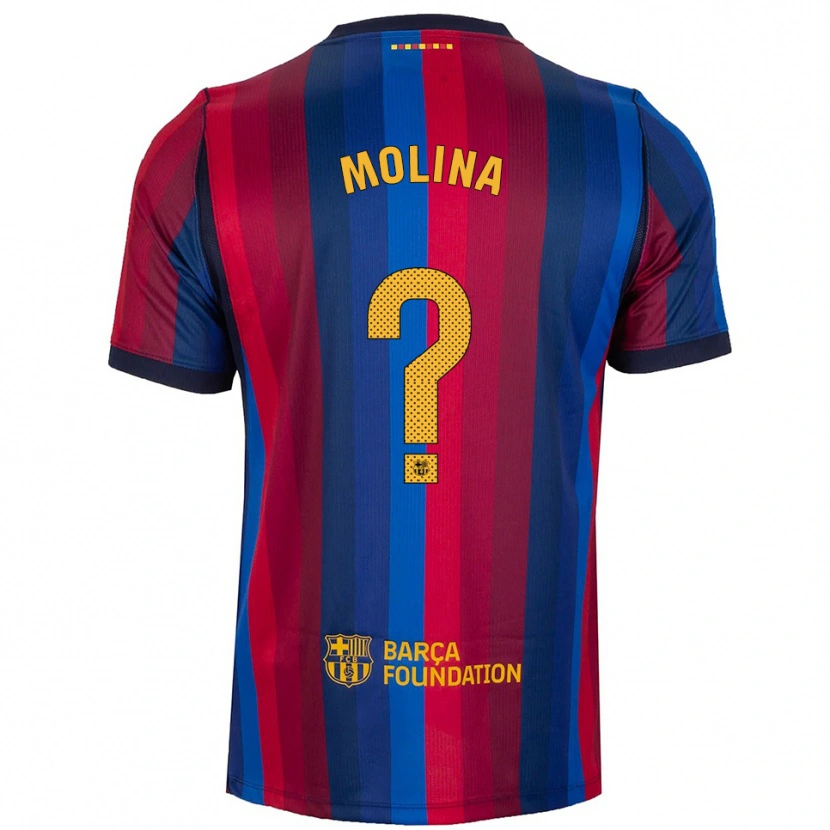 Danxen Damen Jan Molina #0 Königsblau Rot Gelb Heimtrikot Trikot 2026/27 T-Shirt Österreich