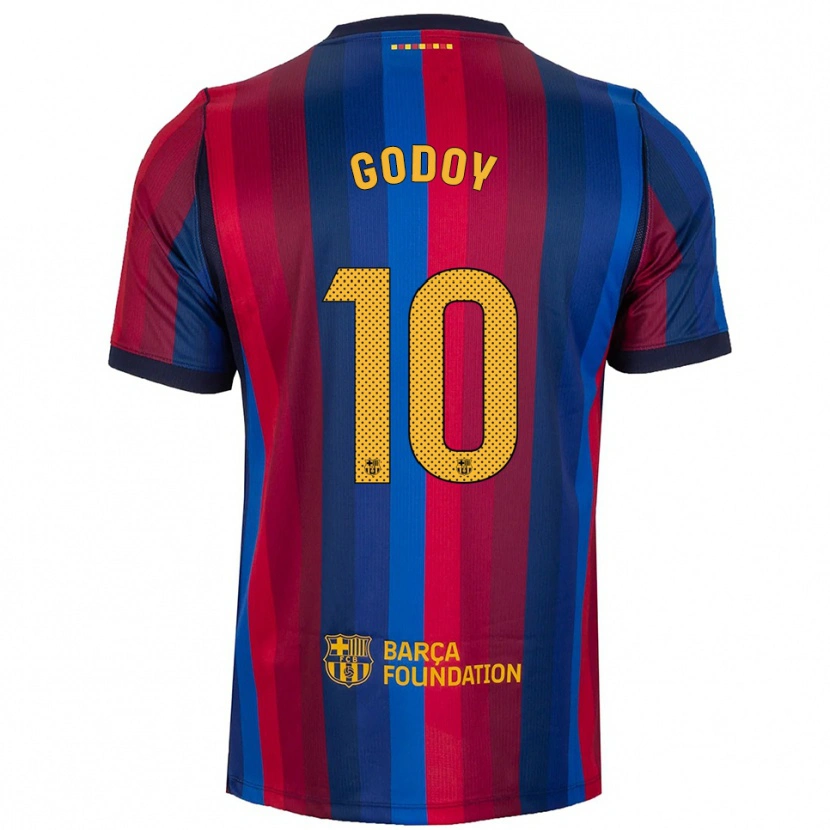 Danxen Damen Alan Godoy #10 Königsblau Rot Gelb Heimtrikot Trikot 2026/27 T-Shirt Österreich