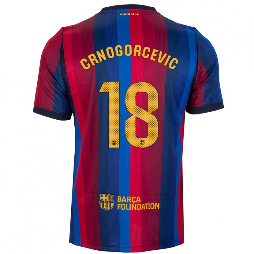Danxen Damen Ana-Maria Crnogorcevic #18 Königsblau Rot Gelb Heimtrikot Trikot 2026/27 T-Shirt Österreich