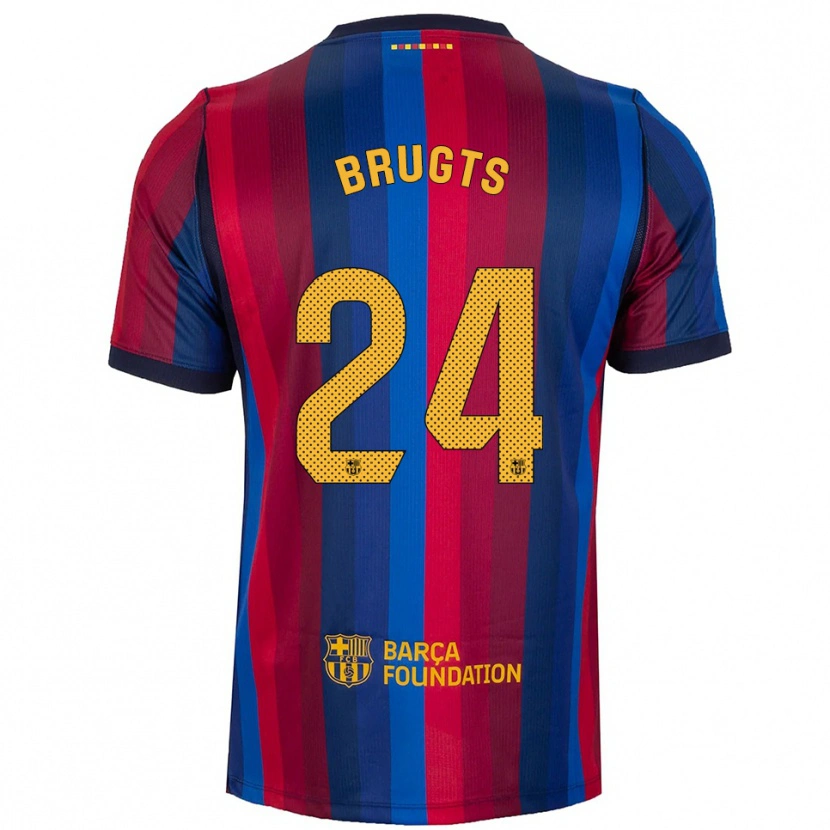 Danxen Damen Esmee Brugts #24 Königsblau Rot Gelb Heimtrikot Trikot 2026/27 T-Shirt Österreich