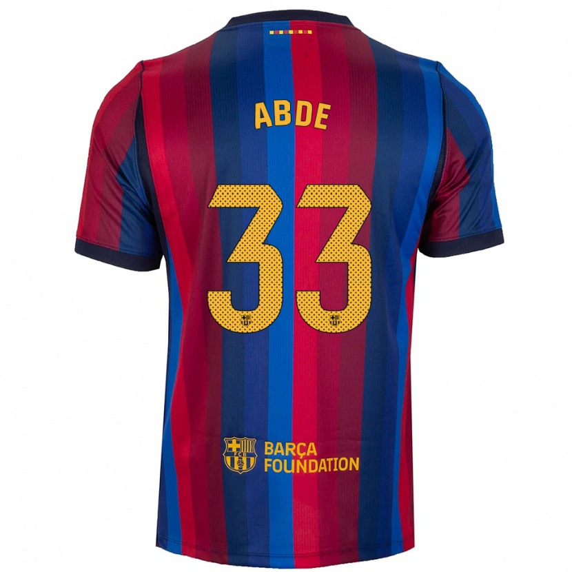 Danxen Damen Ez Abde #33 Königsblau Rot Gelb Heimtrikot Trikot 2026/27 T-Shirt Österreich