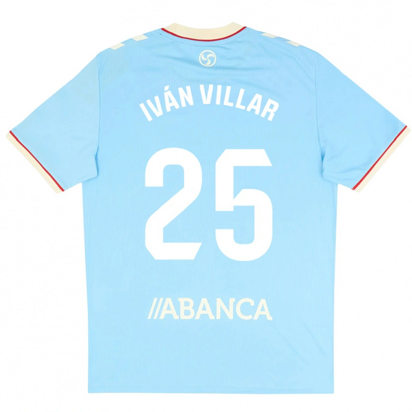 Danxen Damen Iván Villar #25 Himmelblau Weiß Rot Heimtrikot Trikot 2026/27 T-Shirt Österreich