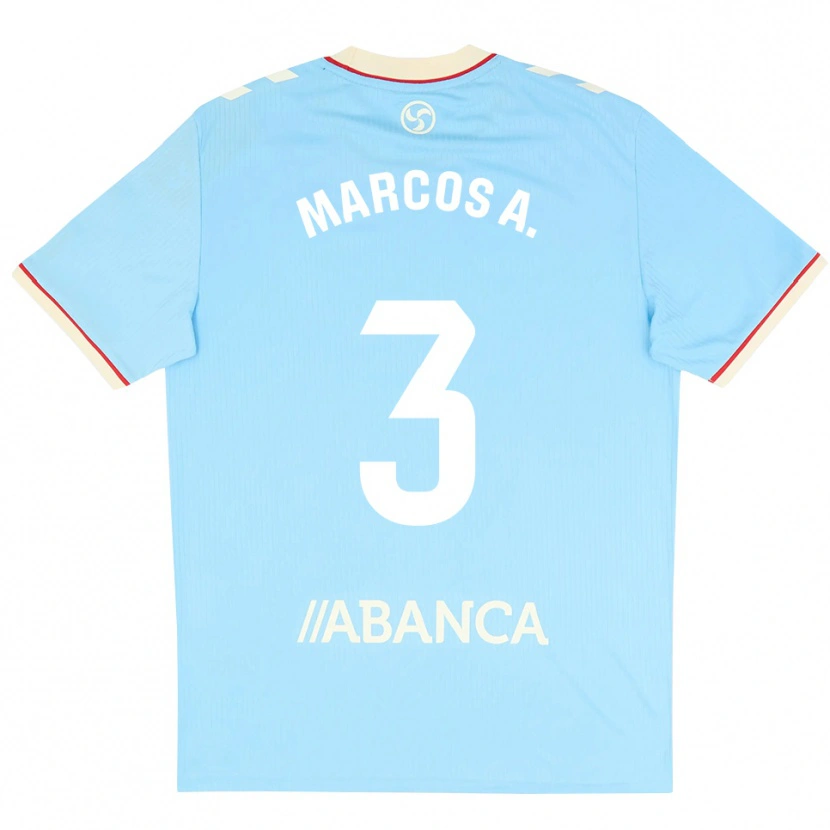 Danxen Damen Marcos Alonso #3 Himmelblau Weiß Rot Heimtrikot Trikot 2026/27 T-Shirt Österreich