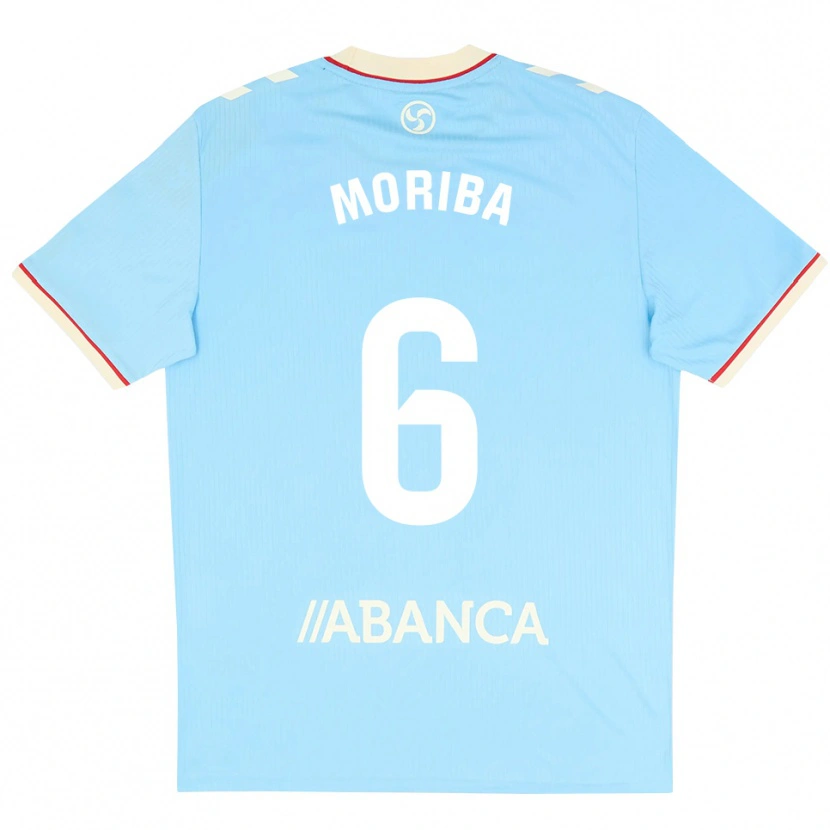 Danxen Damen Ilaix Moriba #6 Himmelblau Weiß Rot Heimtrikot Trikot 2026/27 T-Shirt Österreich