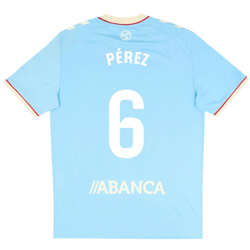 Danxen Damen Elena Pérez #6 Himmelblau Weiß Rot Heimtrikot Trikot 2026/27 T-Shirt Österreich