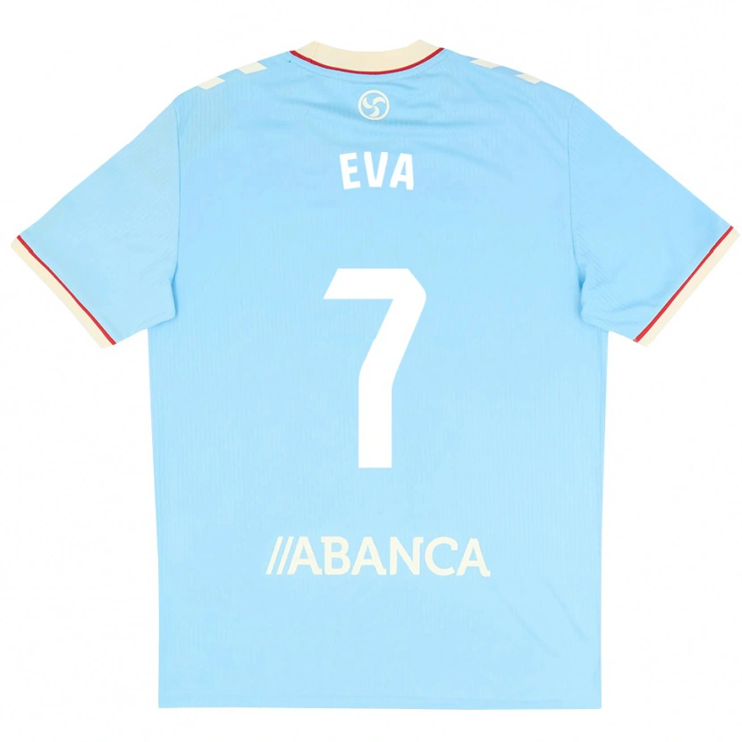 Danxen Damen Eva López #7 Himmelblau Weiß Rot Heimtrikot Trikot 2026/27 T-Shirt Österreich