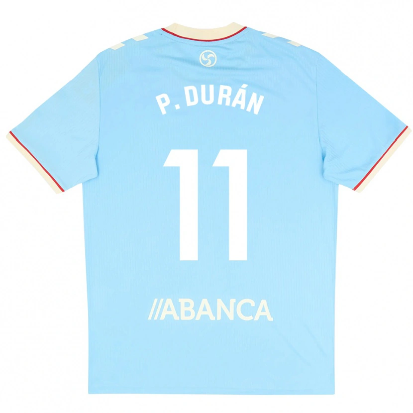 Danxen Damen Pablo Durán #11 Himmelblau Weiß Rot Heimtrikot Trikot 2026/27 T-Shirt Österreich