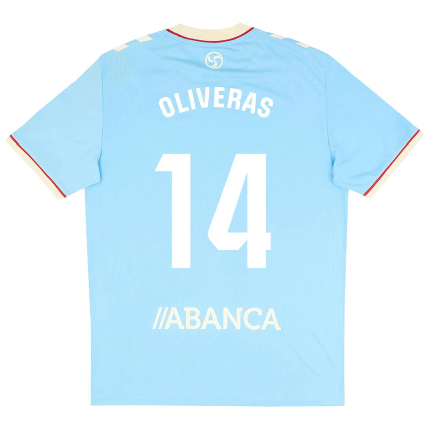Danxen Damen Jan Oliveras #14 Himmelblau Weiß Rot Heimtrikot Trikot 2026/27 T-Shirt Österreich