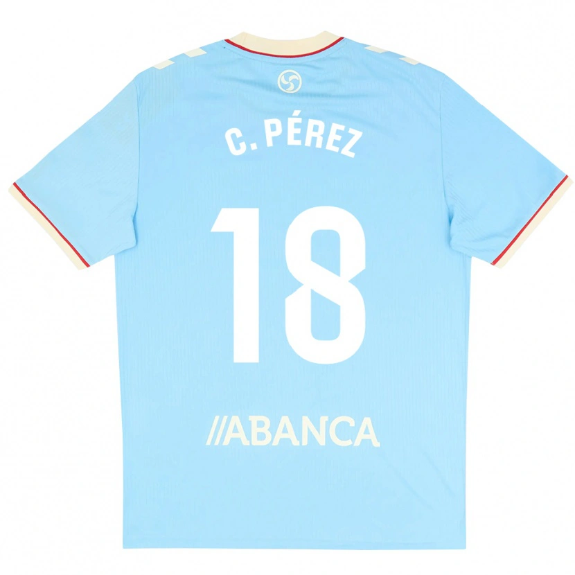 Danxen Damen Carles Pérez #18 Himmelblau Weiß Rot Heimtrikot Trikot 2026/27 T-Shirt Österreich