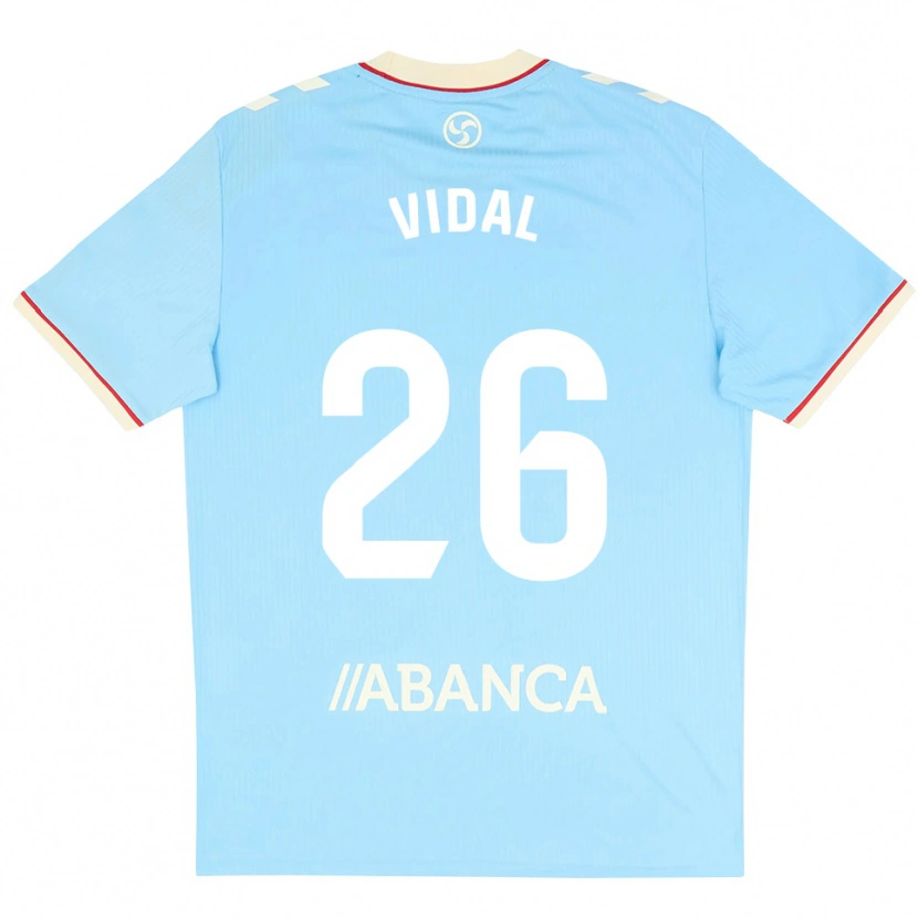 Danxen Damen Marc Vidal #26 Himmelblau Weiß Rot Heimtrikot Trikot 2026/27 T-Shirt Österreich