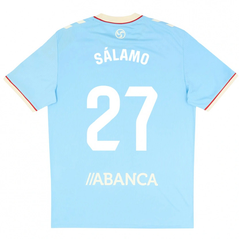 Danxen Damen Jorge Sálamo #27 Himmelblau Weiß Rot Heimtrikot Trikot 2026/27 T-Shirt Österreich