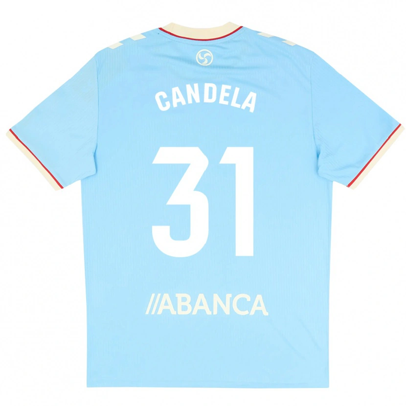 Danxen Damen Candela Rodríguez #31 Himmelblau Weiß Rot Heimtrikot Trikot 2026/27 T-Shirt Österreich