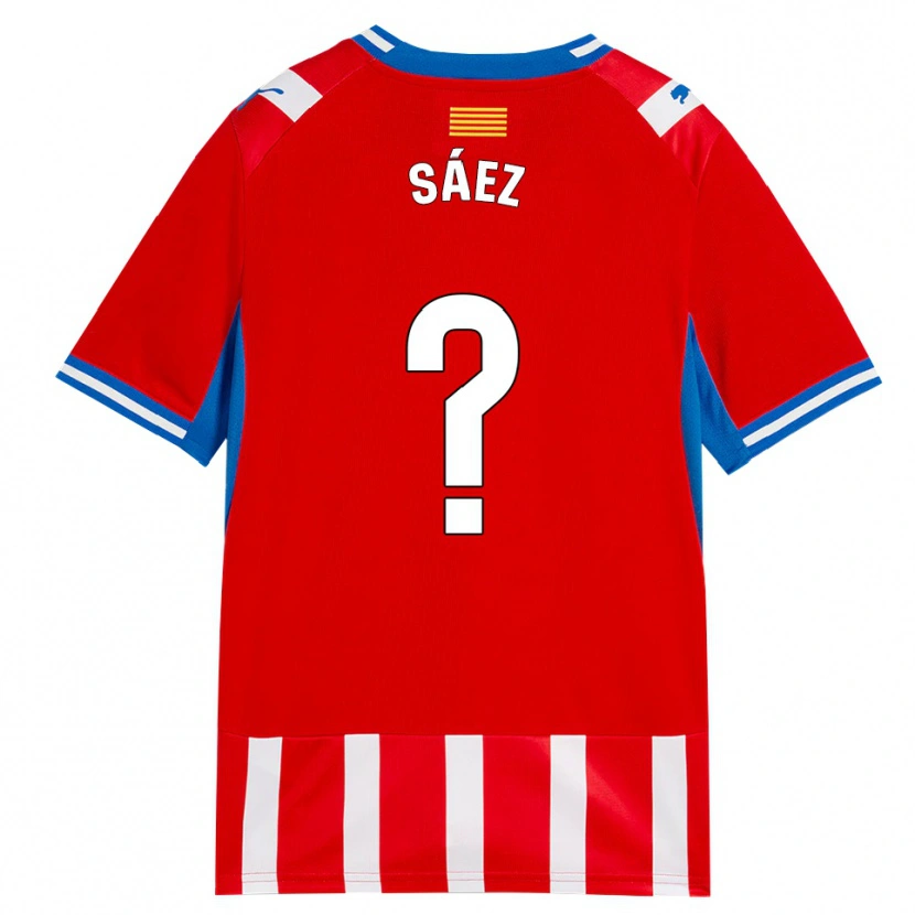 Danxen Damen David Sáez #0 Rot Weiß Himmelblau Heimtrikot Trikot 2026/27 T-Shirt Österreich