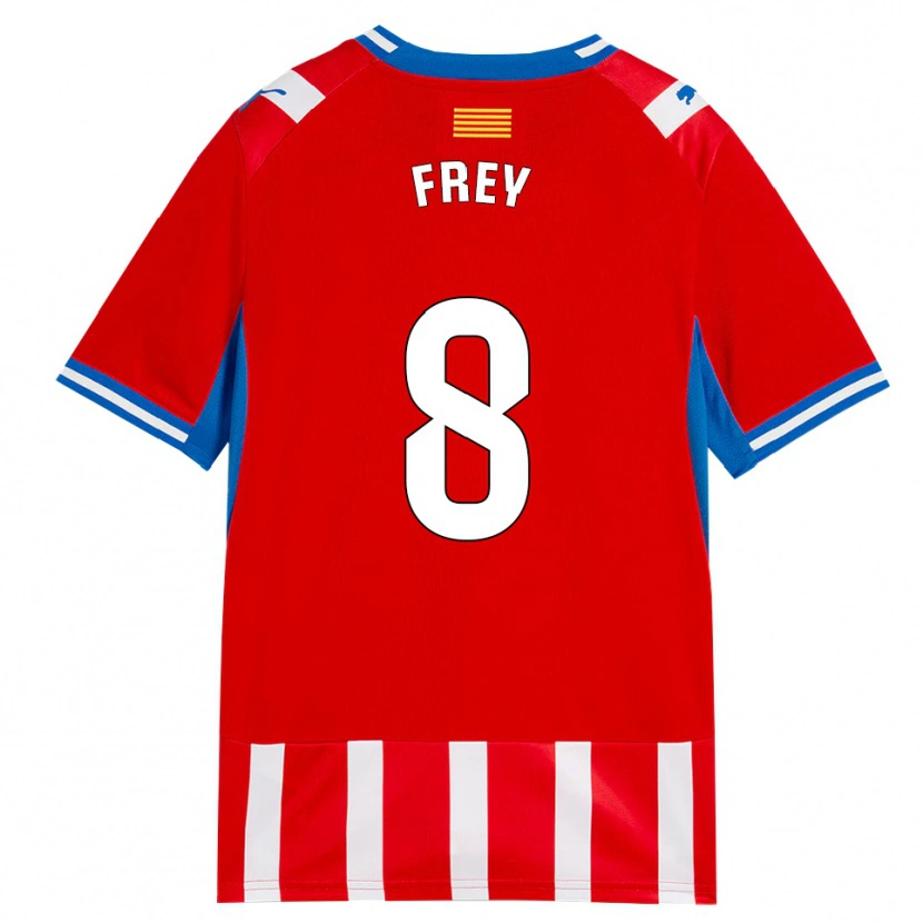 Danxen Damen Darío Frey #8 Rot Weiß Himmelblau Heimtrikot Trikot 2026/27 T-Shirt Österreich