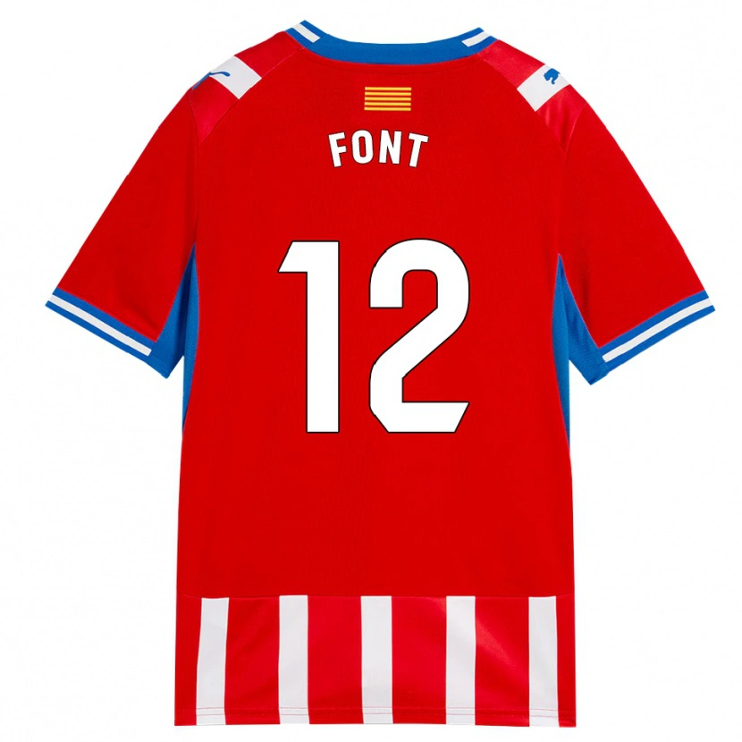 Danxen Damen Jordi Font #12 Rot Weiß Himmelblau Heimtrikot Trikot 2026/27 T-Shirt Österreich
