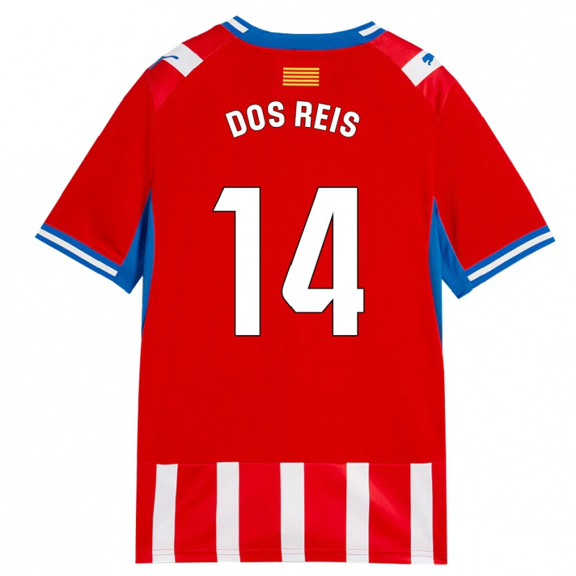 Danxen Damen Leo Dos Reis #14 Rot Weiß Himmelblau Heimtrikot Trikot 2026/27 T-Shirt Österreich