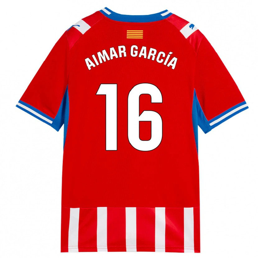 Danxen Damen Aimar García #16 Rot Weiß Himmelblau Heimtrikot Trikot 2026/27 T-Shirt Österreich