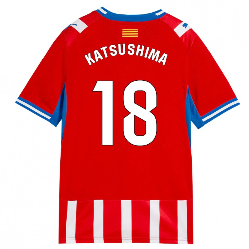 Danxen Damen Shinnosuke Katsushima #18 Rot Weiß Himmelblau Heimtrikot Trikot 2026/27 T-Shirt Österreich
