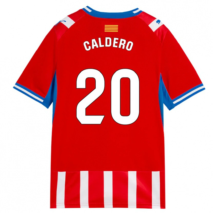 Danxen Damen Nil Caldero #20 Rot Weiß Himmelblau Heimtrikot Trikot 2026/27 T-Shirt Österreich