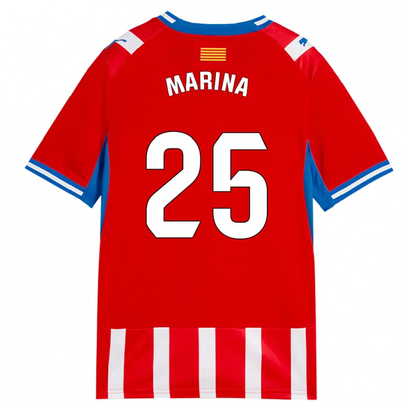 Danxen Damen Sergi Marina #25 Rot Weiß Himmelblau Heimtrikot Trikot 2026/27 T-Shirt Österreich