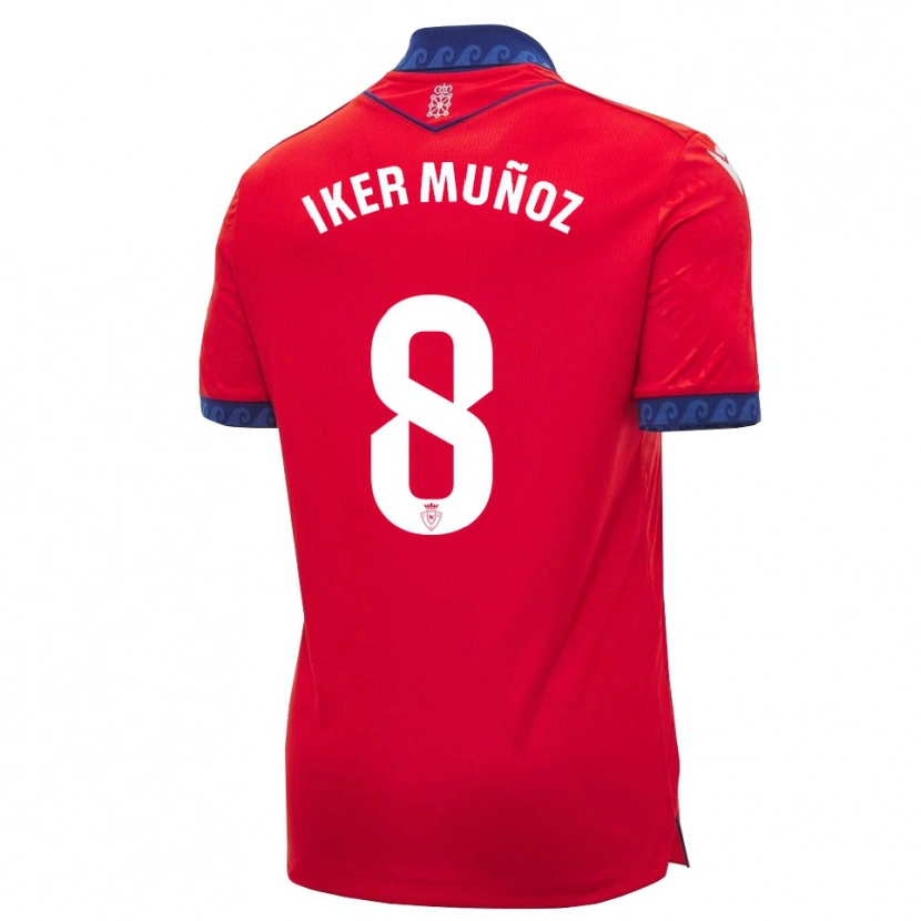 Danxen Damen Iker Muñoz #8 Rot Marineblau Weiß Heimtrikot Trikot 2026/27 T-Shirt Österreich