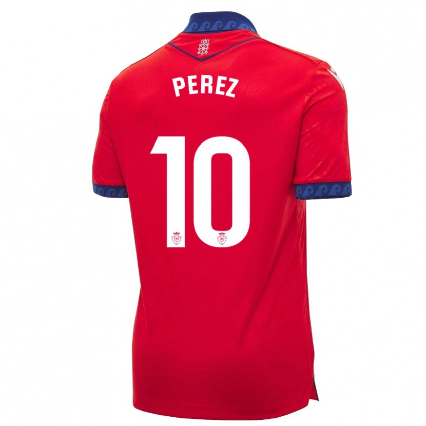 Danxen Damen Bruno Pérez #10 Rot Marineblau Weiß Heimtrikot Trikot 2026/27 T-Shirt Österreich