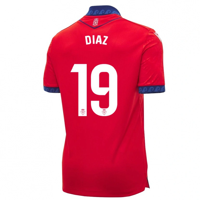 Danxen Damen Lucas Diaz #19 Rot Marineblau Weiß Heimtrikot Trikot 2026/27 T-Shirt Österreich