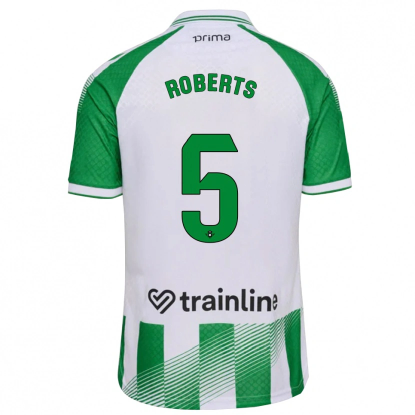 Danxen Damen Rhiannon Roberts #5 Hellgrün Schwarz Weiß Heimtrikot Trikot 2026/27 T-Shirt Österreich