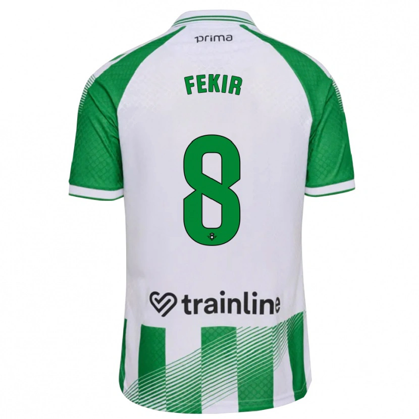 Danxen Damen Nabil Fekir #8 Hellgrün Schwarz Weiß Heimtrikot Trikot 2026/27 T-Shirt Österreich