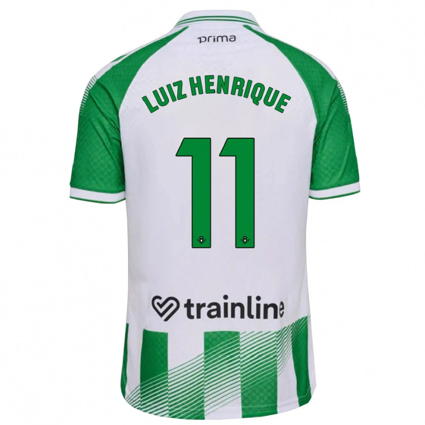 Danxen Damen Luiz Henrique #11 Hellgrün Schwarz Weiß Heimtrikot Trikot 2026/27 T-Shirt Österreich