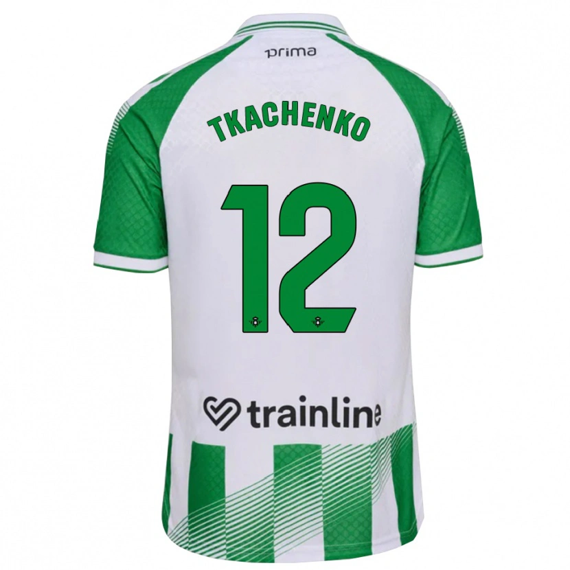 Danxen Damen Fedir Tkachenko #12 Hellgrün Schwarz Weiß Heimtrikot Trikot 2026/27 T-Shirt Österreich