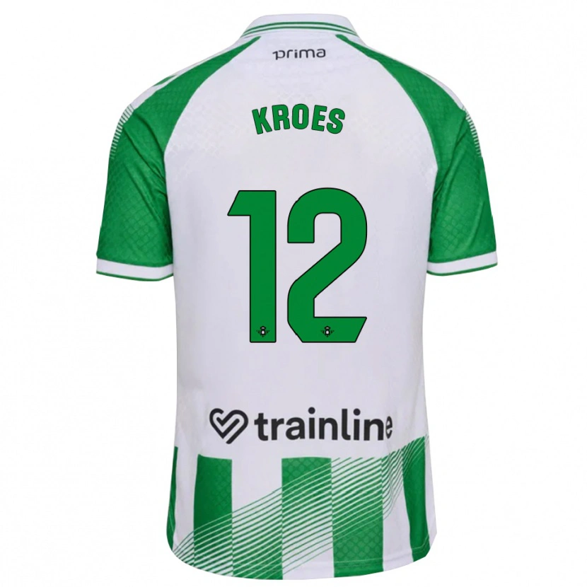 Danxen Damen Victor Kroes #12 Hellgrün Schwarz Weiß Heimtrikot Trikot 2026/27 T-Shirt Österreich