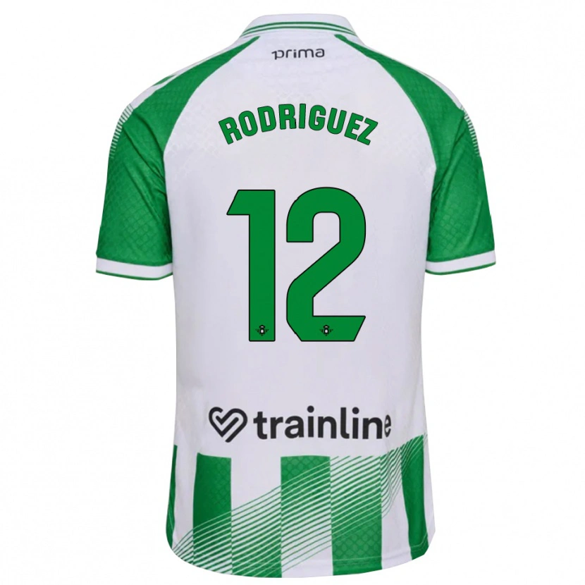 Danxen Damen Ricardo Rodríguez #12 Hellgrün Schwarz Weiß Heimtrikot Trikot 2026/27 T-Shirt Österreich
