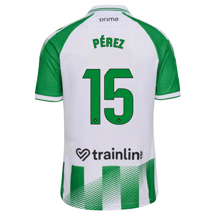 Danxen Damen Álex Pérez #15 Hellgrün Schwarz Weiß Heimtrikot Trikot 2026/27 T-Shirt Österreich