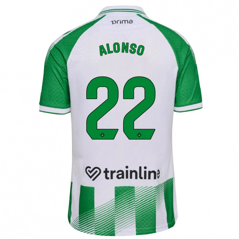 Danxen Damen Borja Alonso #22 Hellgrün Schwarz Weiß Heimtrikot Trikot 2026/27 T-Shirt Österreich