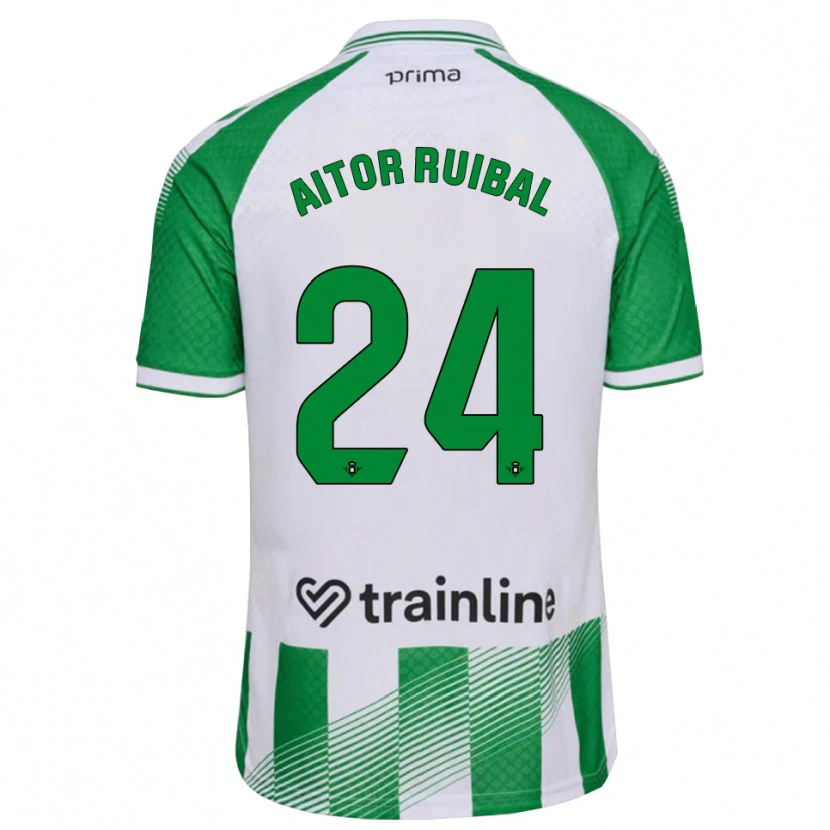 Danxen Damen Aitor Ruibal #24 Hellgrün Schwarz Weiß Heimtrikot Trikot 2026/27 T-Shirt Österreich