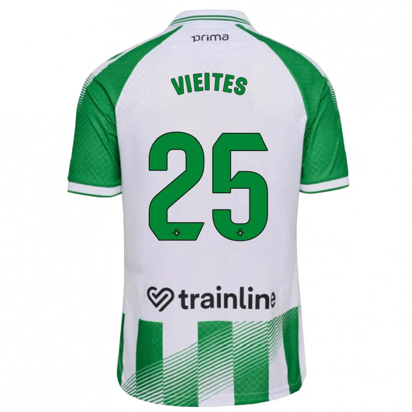 Danxen Damen Fran Vieites #25 Hellgrün Schwarz Weiß Heimtrikot Trikot 2026/27 T-Shirt Österreich