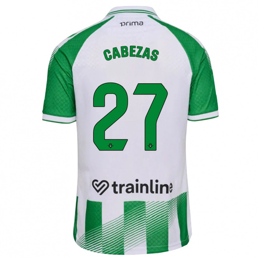 Danxen Damen Ángela Cabezas #27 Hellgrün Schwarz Weiß Heimtrikot Trikot 2026/27 T-Shirt Österreich