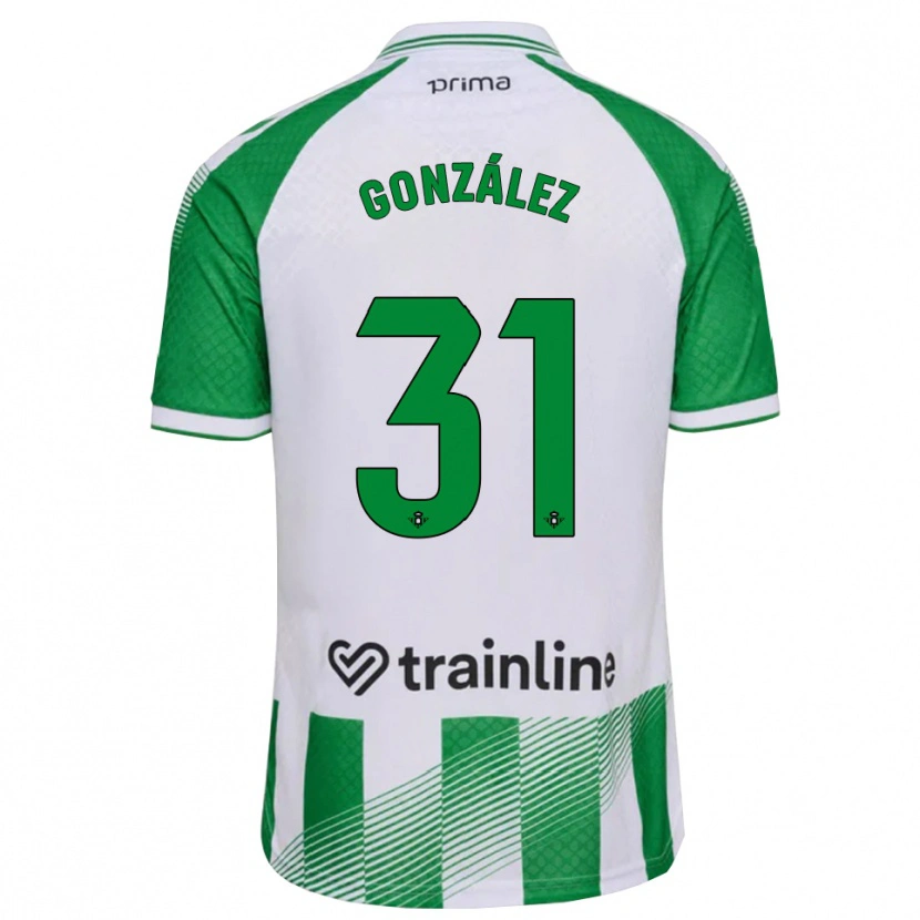 Danxen Damen Manu González #31 Hellgrün Schwarz Weiß Heimtrikot Trikot 2026/27 T-Shirt Österreich