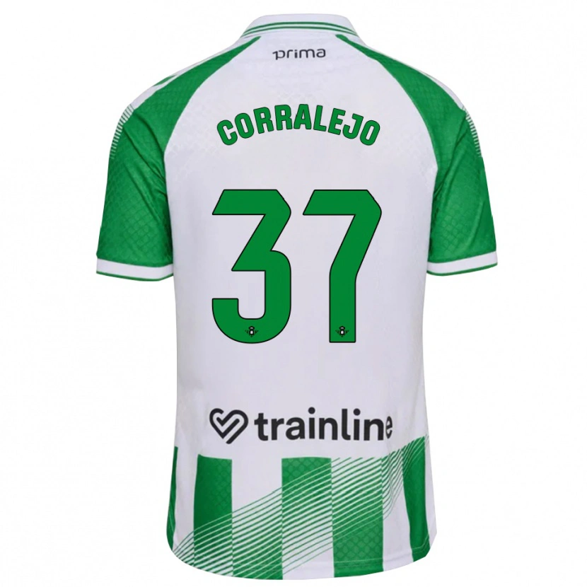 Danxen Damen Iván Corralejo #37 Hellgrün Schwarz Weiß Heimtrikot Trikot 2026/27 T-Shirt Österreich