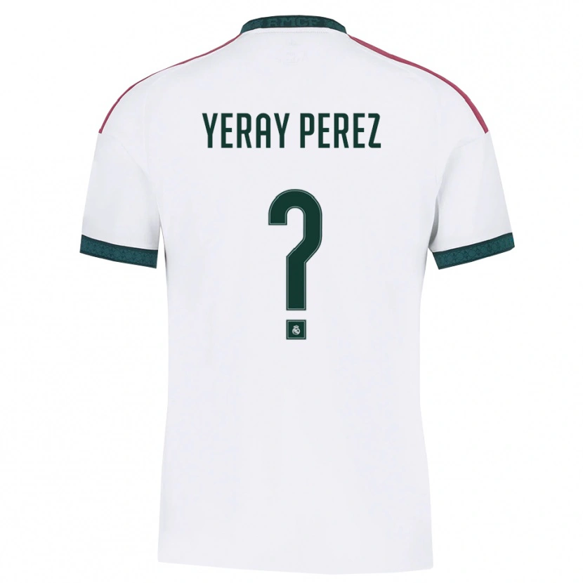Danxen Damen Yeray Perez #0 Dunkelgrün Weiß Rot Heimtrikot Trikot 2026/27 T-Shirt Österreich